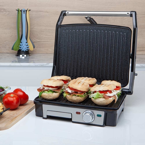 Plancha de Asar ORBEGOZO GRILL GR-4570  INOX 2200W
