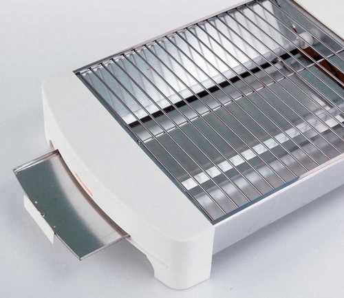 Tostador JATA TT-587 Blanco-INOX 400W