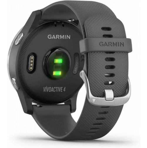 GARMIN VIVOACTIVE 4 Gris Plata - Reloj Deportivo 45 MM GPS