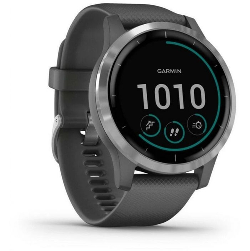 GARMIN VIVOACTIVE 4 Gris Plata - Reloj Deportivo 45 MM GPS