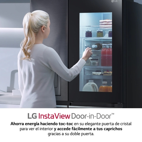 LG GMX945MC9F Acero negro mate - Frigorífico Side by Side NoFrost