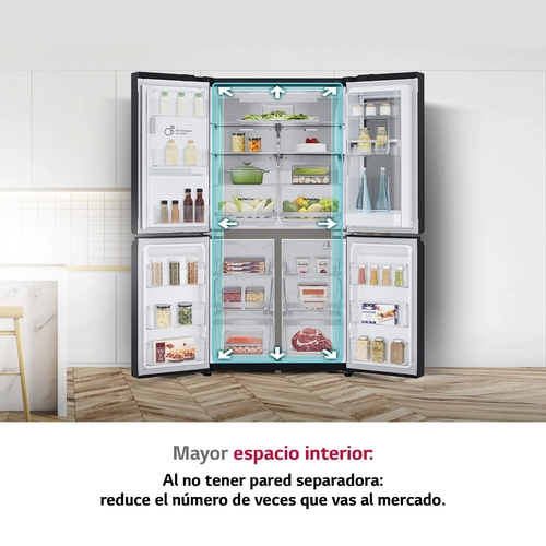 LG GMX945MC9F Acero negro mate - Frigorífico Side by Side NoFrost