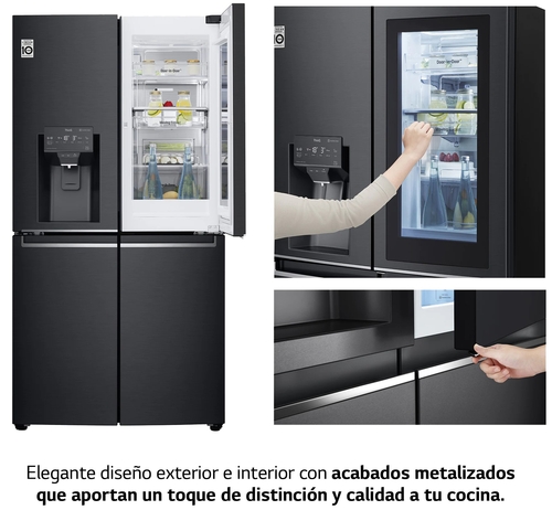 LG GMX945MC9F Acero negro mate - Frigorífico Side by Side NoFrost