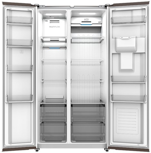 KROMSLINE  KF-SB-90-DDIX Inoxidable - Frigorífico Side by Side No Frost 