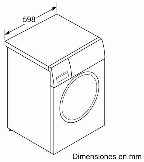 BOSCH WGG254ZXES INOX - Lavadora Carga Frontal 10KG 1400RPM