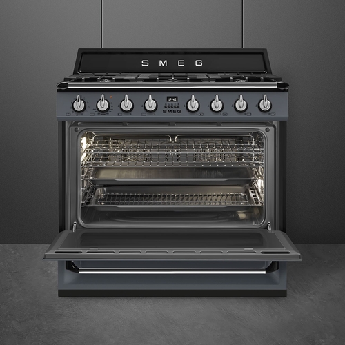 SMEG TR-90GR2 Gris Pizarra - Cocina 90CM