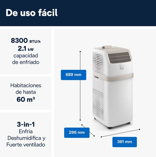Delonghi PAC ES72 CLASSIC - Aire Portátil R290