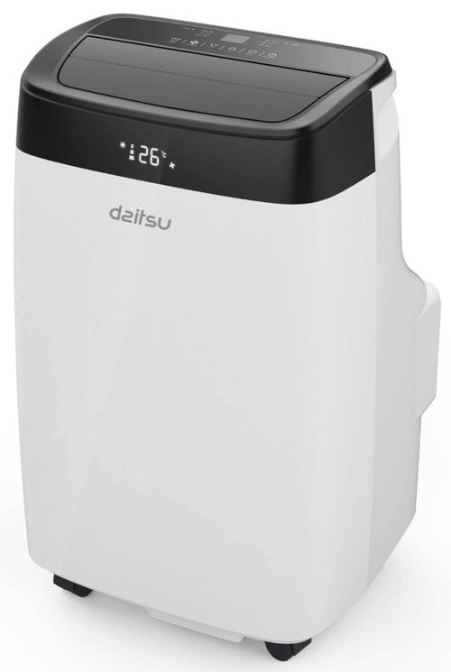 DAITSU PREMIUM APD-09-FX2 Blanco-Negro - Aire Acondicionado Portátil 2236 Frigorías