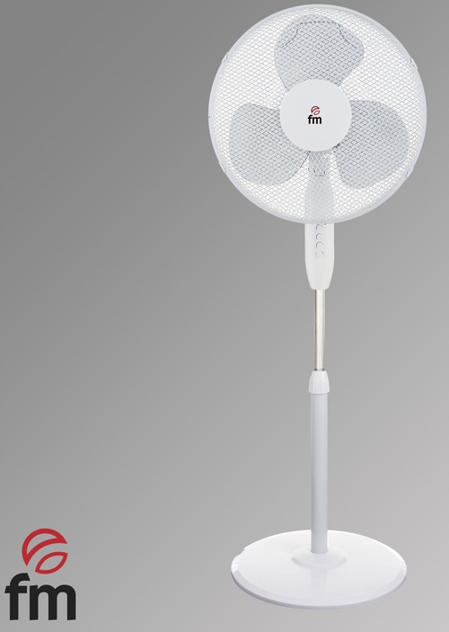 FM VP-40 Blanco - Ventilador de Pie 40CM