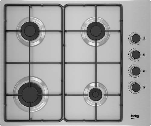 BEKO HIGG-64103-SX INOX - Placa de Gas 60CM Butano