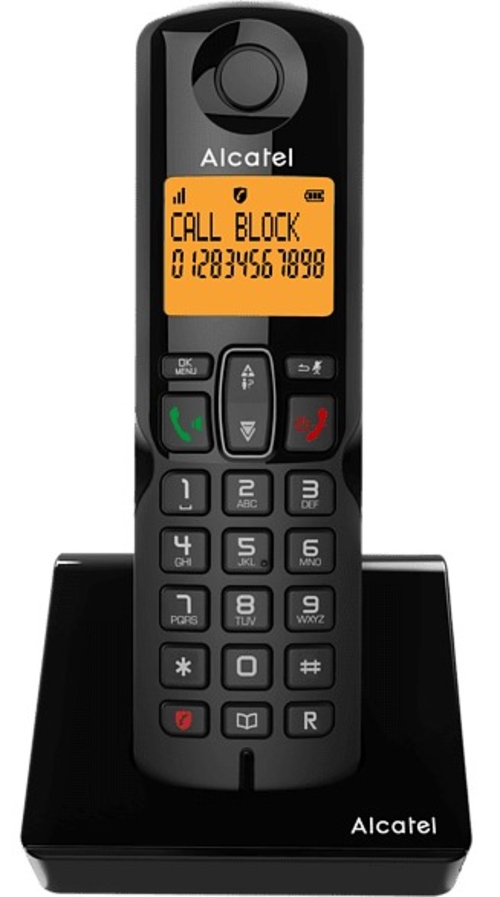 ALCATEL DEC S-280 Negro - Teléfono fijo Inalámbrico