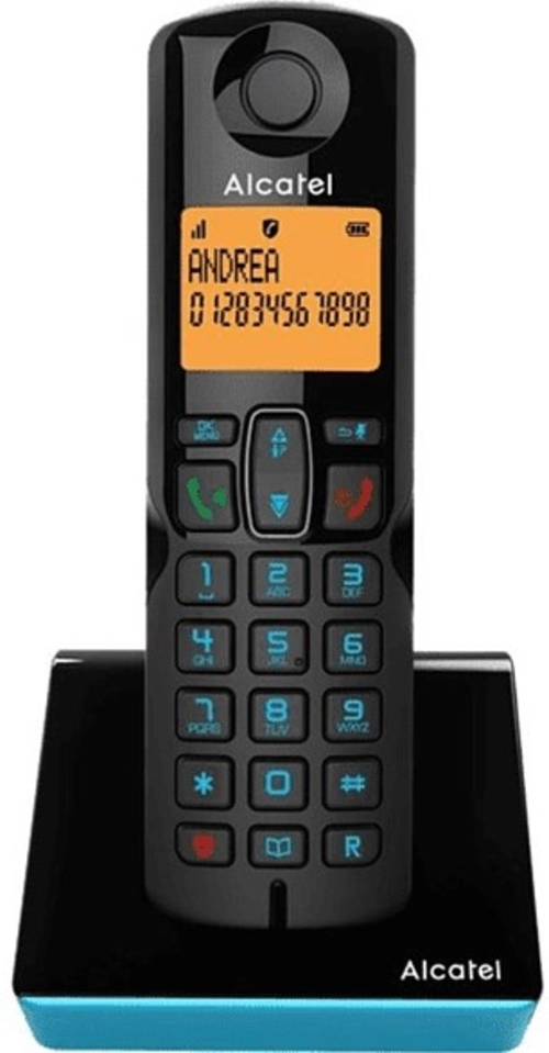ALCATEL DEC S-280 - Teléfono fijo Negro-Azul