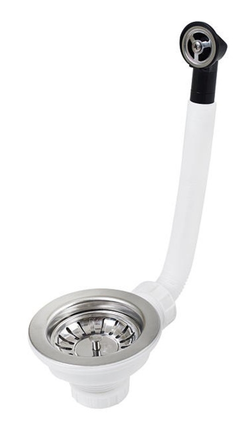 Valvula Helixpro 1c C/reb Rnd6TEKA Helixpro 1C C-REB RND61001400 - Válvula de Fregadero INOX1001400