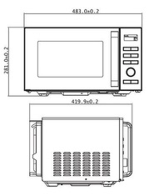 Microondas KROMSLINE KMLI-25-DXN Negro 25L 900W