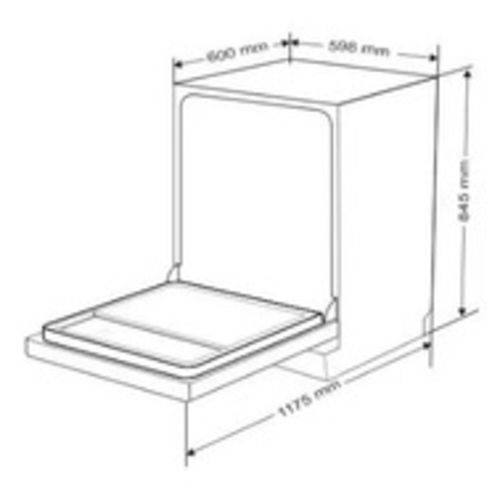 Lavavajillas 60CM KROMSLINE KLVM-60X2D INOX 12 Servicios