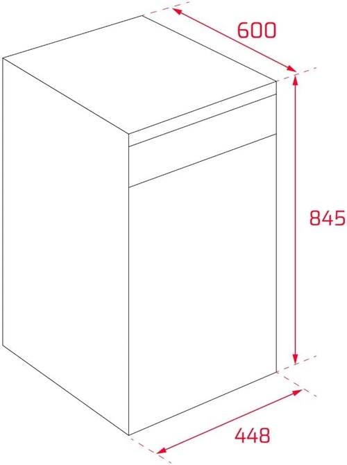 TEKA DFS 24610 Blanco - Lavavajillas 45CM 9 Servicios