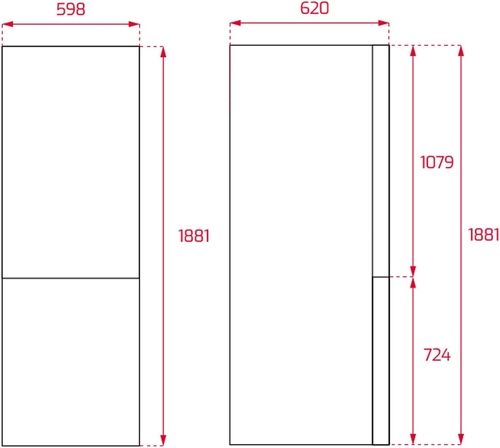 Frigorífico Combi TEKA NFL 342 INOX 