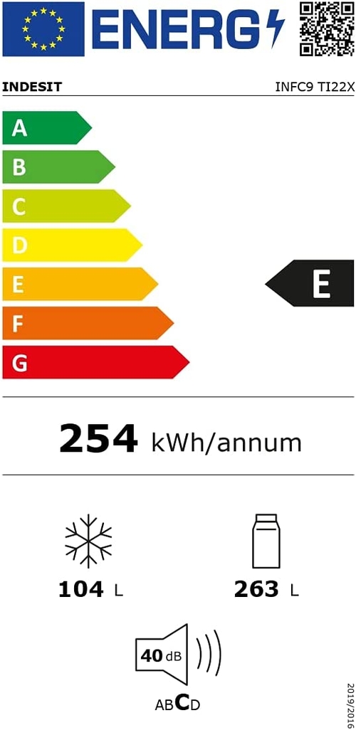 Frigorífico Combi INDESIT INFC9 TI22X Inox 