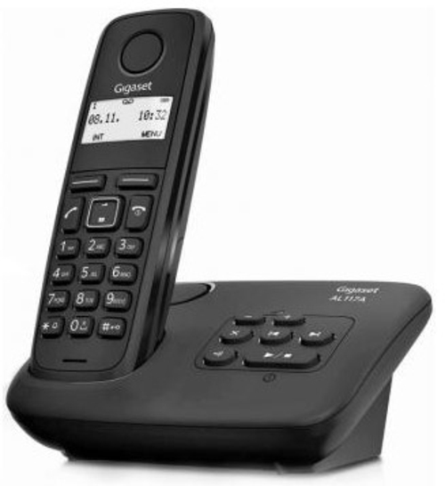 GIGASET DECT AL-117 - Teléfono fijo Negro