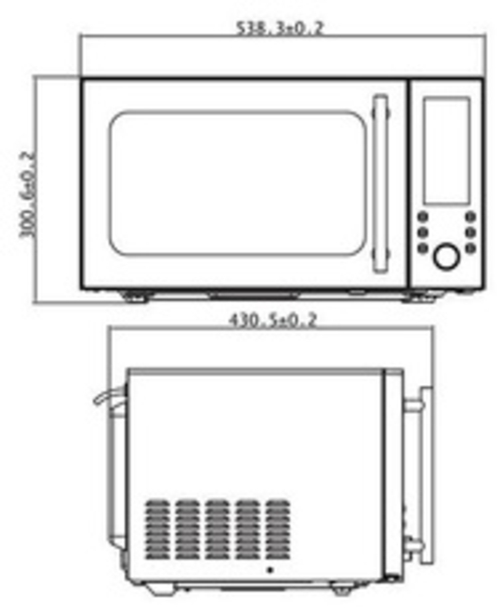 Microondas KROMSLINE KMLI-28-DXN Negro 28L 900W