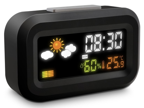 METRONIC 477340 Viaje XS Negro - Despertador Digital