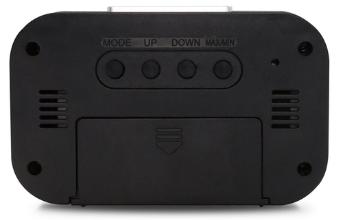 METRONIC 477340 Viaje XS Negro - Despertador Digital