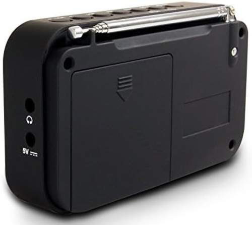 METRONIC 477340 Viaje XS Negro - Despertador Digital