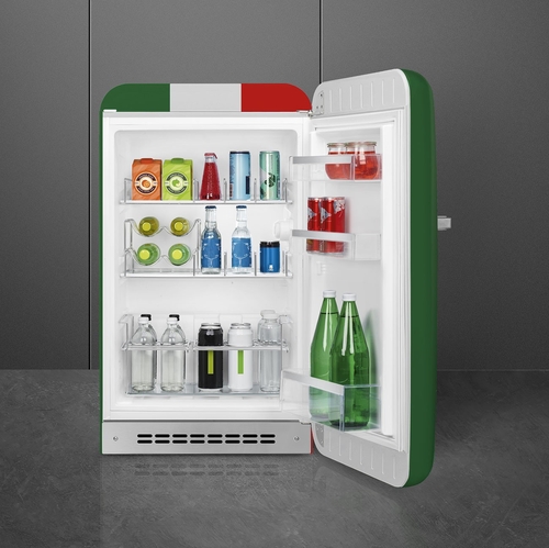 SMEG FAB-10HRDIT5  Italia Flag - Nevera Pequeña Cíclico