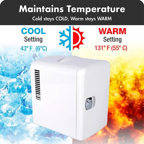 DENVER MFR-400 Blanco - Nevera Pequeña Portátil 4L