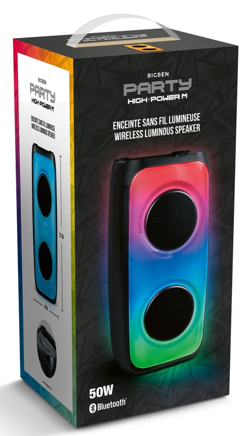 BIGBEN PARTYBTHPM - Altavoz Portátil 50W