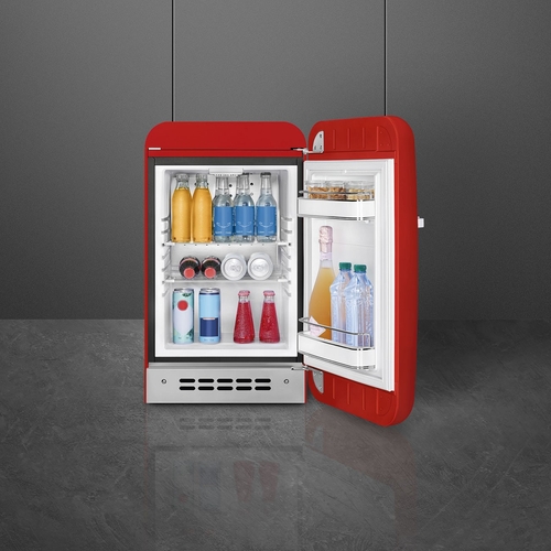 SMEG FAB-5RRD5 Rojo - Nevera Pequeña Cíclico