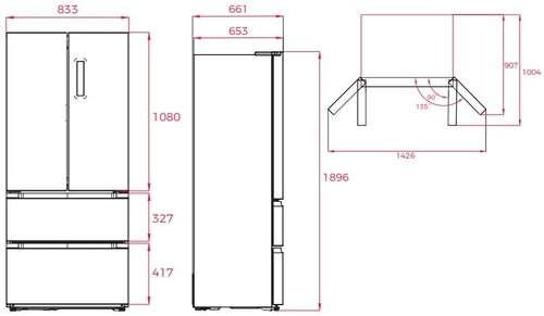 TEKA RFD-77825 INOX - Frigorífico Americano NO FROST