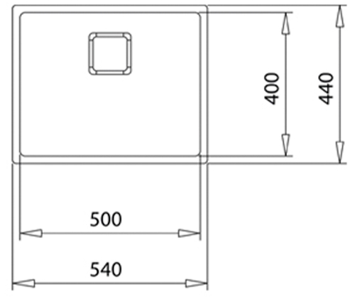 TEKA FLEXLINEA RS15 50.40 Cobre - Fregadero 60CM