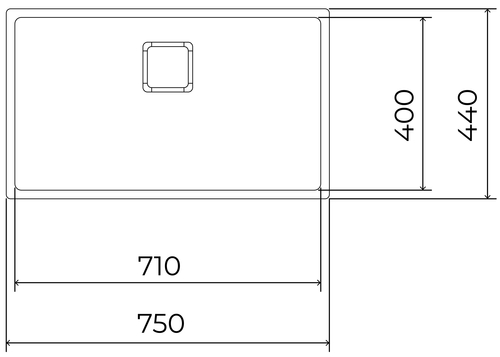 TEKA FLEXLINEA RS15 71.40 M-FX - Fregadero 80CM