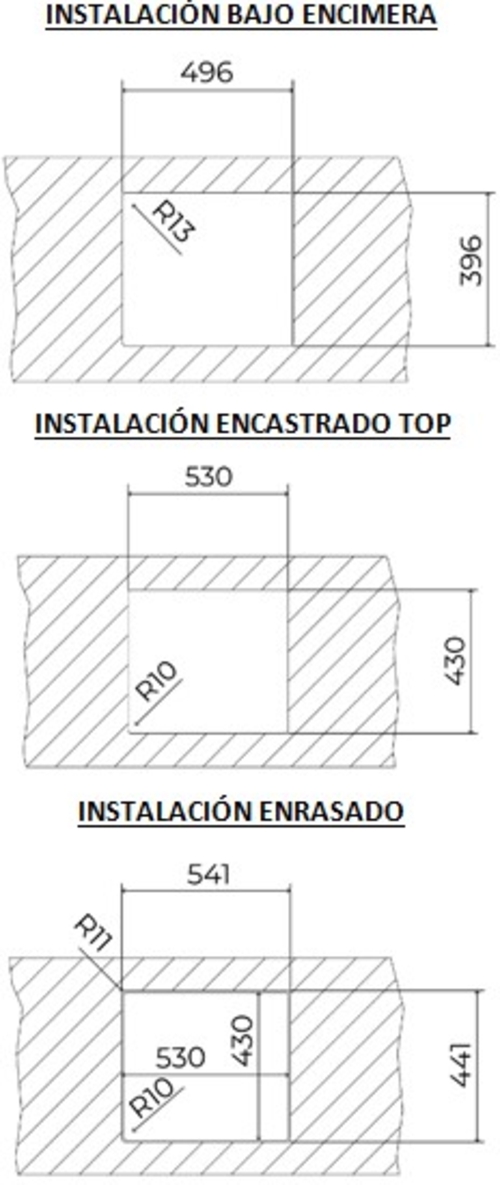 TEKA FLEXLINEA RS15 50.40-M-FX INOX - Fregadero 60CM