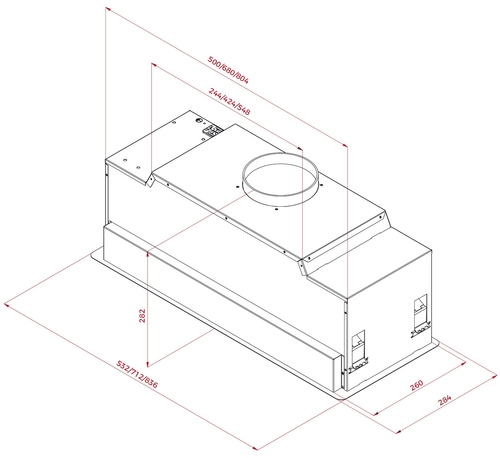 TEKA GFL-87760-EOS INOX - Grupo Filtrante 80CM