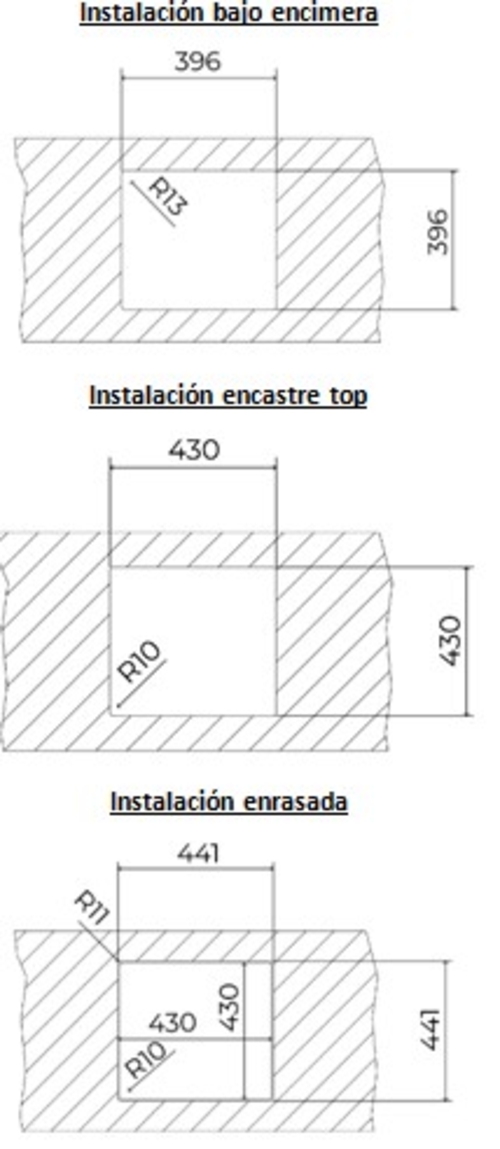 TEKA FLEXLINEA RS15 40.40 M-FX INOX - Fregadero 50CM