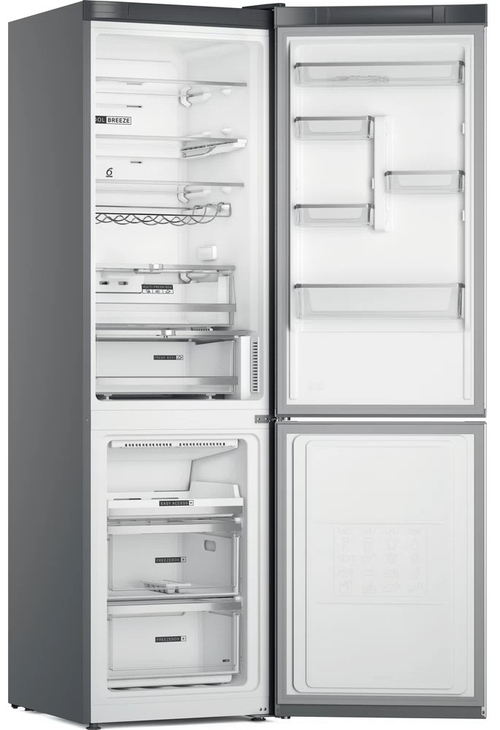 WHIRLPOOL W7X-93T-MX Espejo-INOX - Frigorífico Combi NO FROST