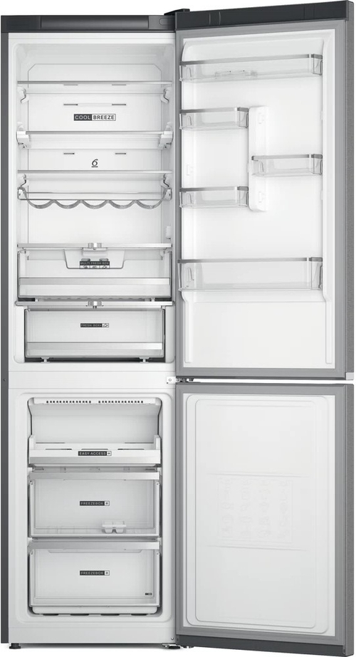 WHIRLPOOL W7X-93T-MX Espejo-INOX - Frigorífico Combi NO FROST