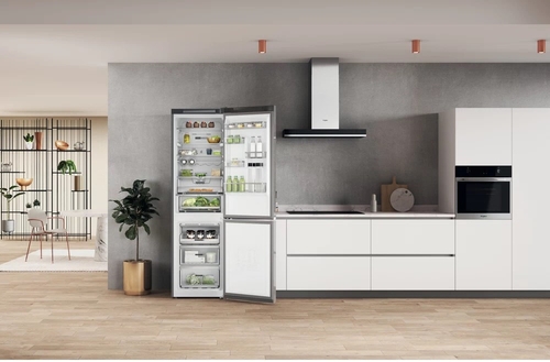 WHIRLPOOL W7X-93T-MX Espejo-INOX - Frigorífico Combi NO FROST