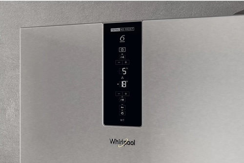 WHIRLPOOL W7X-93T-MX Espejo-INOX - Frigorífico Combi NO FROST