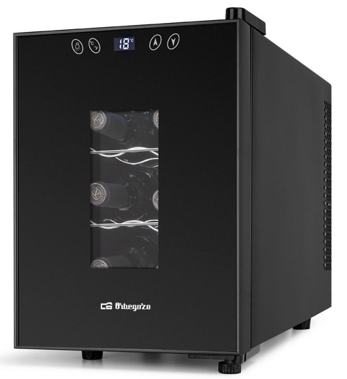 ORBEGOZO VT-630 Negro - Vinoteca 6 Botellas