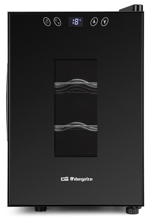 ORBEGOZO VT-630 Negro - Vinoteca 6 Botellas