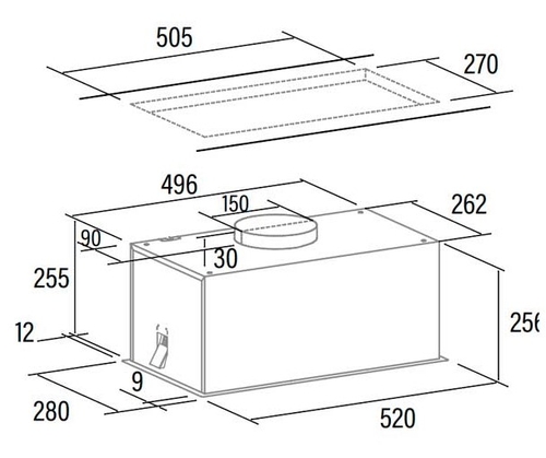 CATA GPL-52-X INOX - Grupo Filtrante 52CM