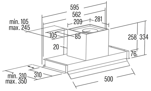 CATA CORONA BK-60 - Grupo Filtrante 60CM