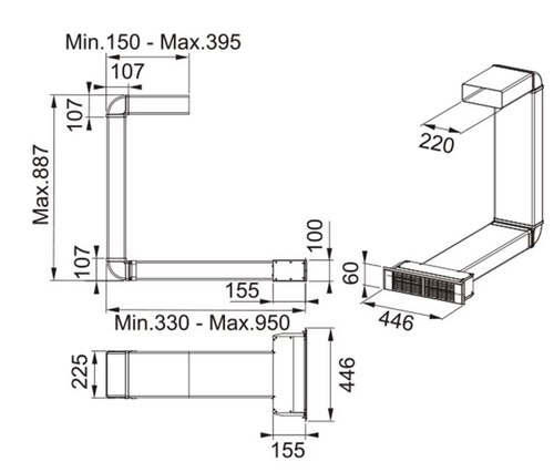 MEPAMSA 1120539570 - Kit de Recirculación 10 CM