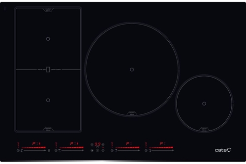 CATA INSB-8021-BK Negro 80CM - Vitrocerámica de Inducción 4 Fuegos