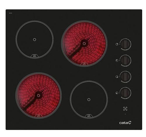 CATA 604-HVI Negro - Vitrocerámica Eléctrica 60CM