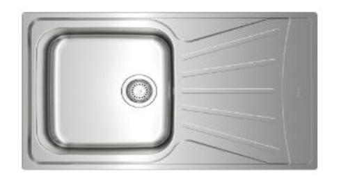 TEKA STARBRIGHT 50 E-XP 1C 1E D - Fregadero INOX