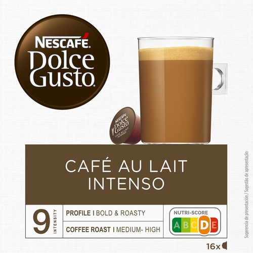 DOLCEGUSTO CON LECHE INTENSO - Cápsulas de café 16 Unidades